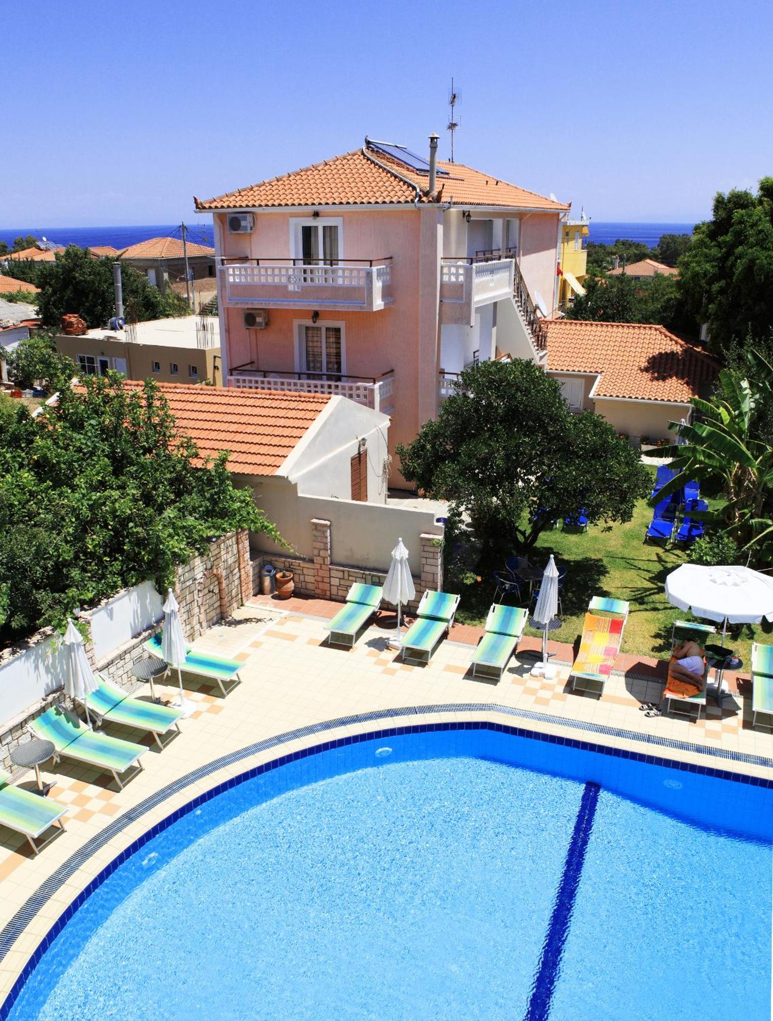 Theodora Studios & Apartments Skala  المظهر الخارجي الصورة
