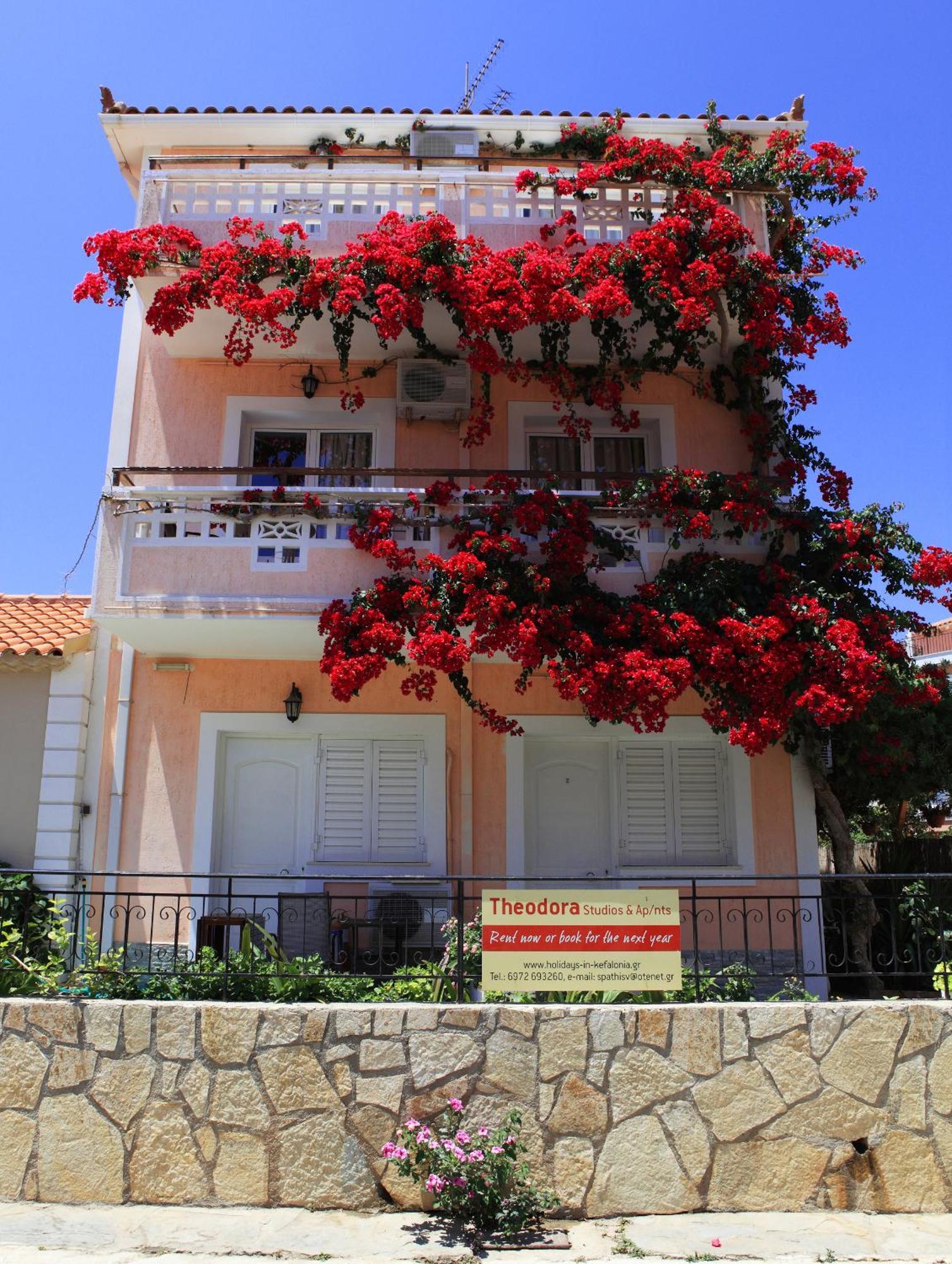Theodora Studios & Apartments Skala  المظهر الخارجي الصورة